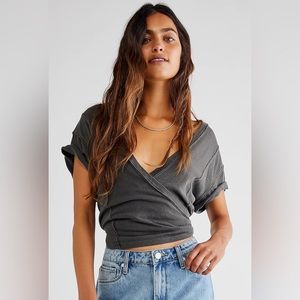 We The Free/Free People Sasha Wrap Tee